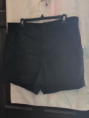 GAP Black Button-Front Shorts
